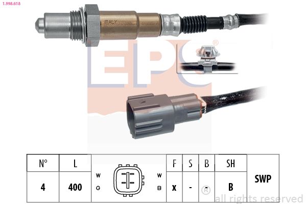 Sonda lambda EPS 1.998.618