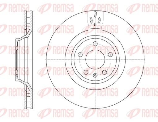 Brzdový kotouč REMSA 6942.10