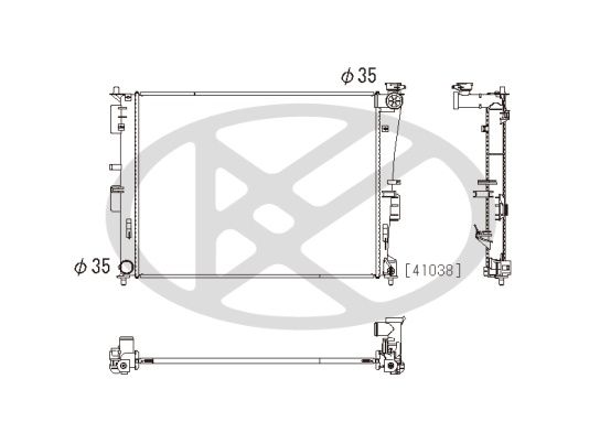 Radiator, racire motor KOYORAD PL812788
