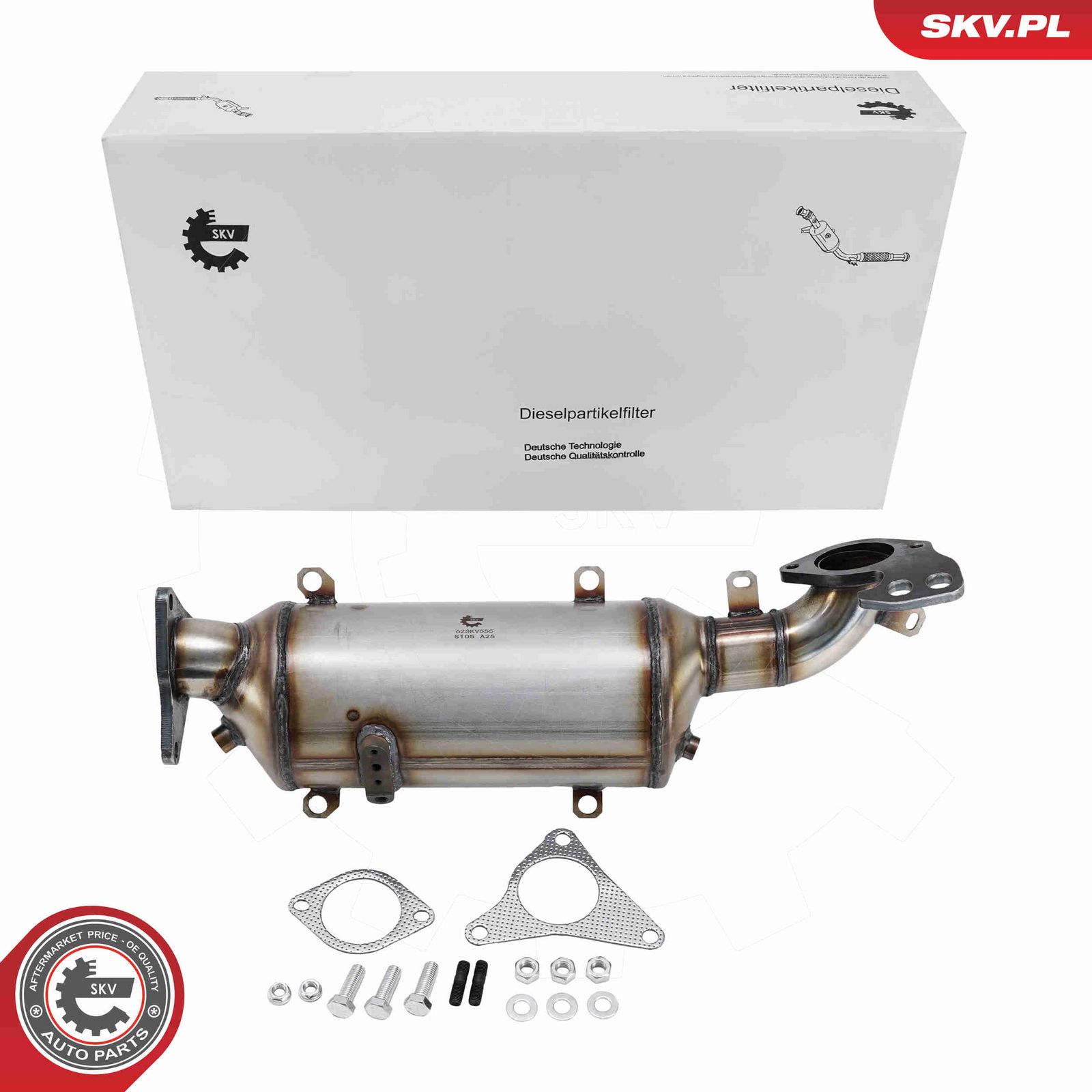 Tahma-/partikelfilter,väljalaskesüst.