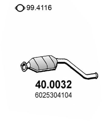 Katalizator ASSO 40.0032