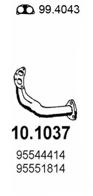 Rura wydechowa ASSO 10.1037