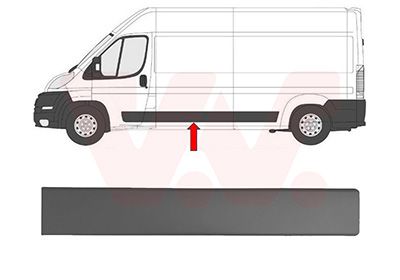 Elemente decorative/protectie, panou lateral VAN WEZEL 0982409