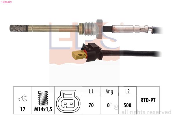 czujnik, temperatura spalin EPS 1.220.079