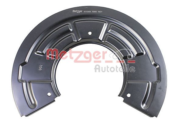 Panel rozbryzgiwujący, tarcza hamulcowa METZGER AUTOTEILE 6115484