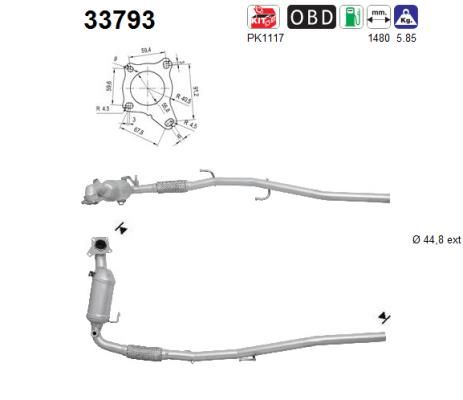 Katalizator AS 33793