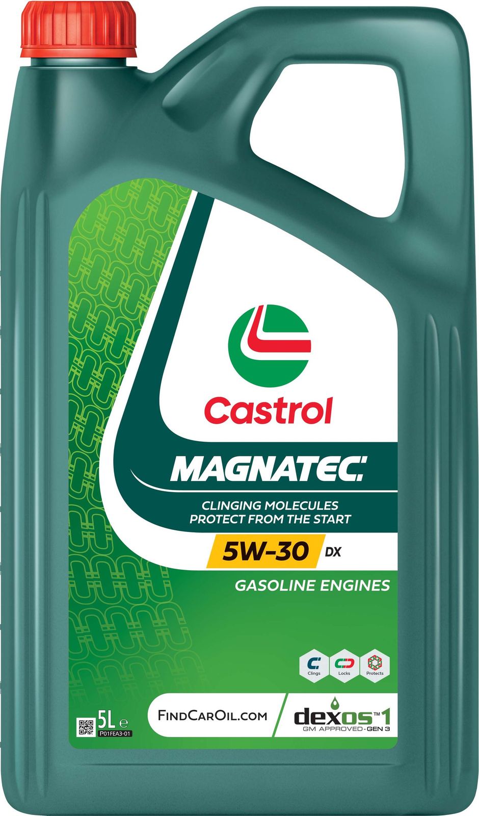 E-shop CASTROL Motorový olej 5W30 DX, 15F6E1, 5L