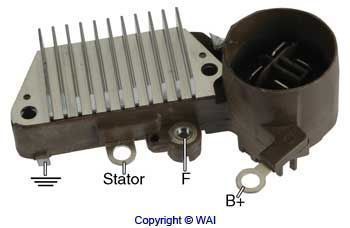 Regulator, alternator WAI IN431