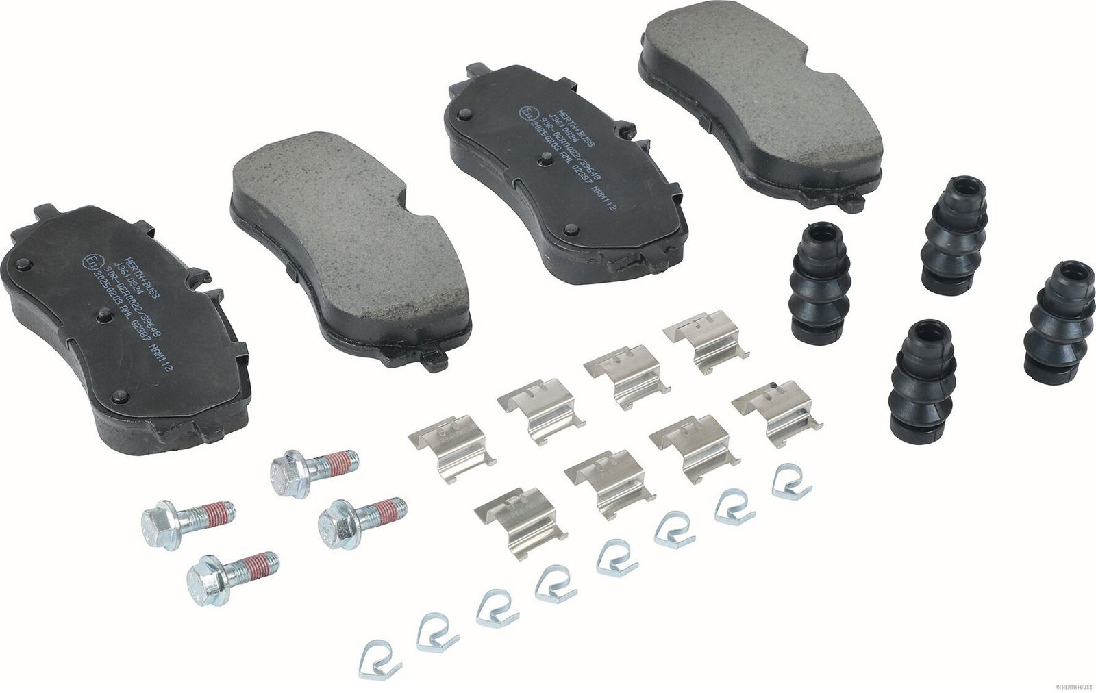 set placute frana,frana disc HERTH+BUSS JAKOPARTS J3610824