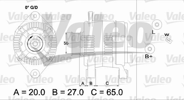 Alternator VALEO 437140