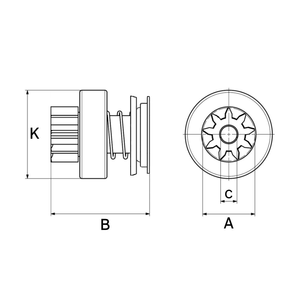 cuplaj unisens,demaror HC-Cargo F 032 331 866