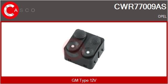 Spínač, zvedací zařízení oken CASCO CWR77009AS