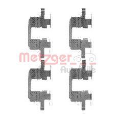Set accesorii, placute frana METZGER 109-1711