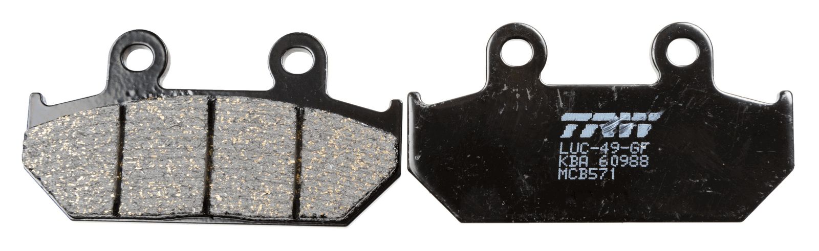 set placute frana,frana disc TRW Organic Allround MCB571