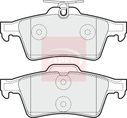 Apec - Rear Brake Pad Set