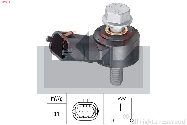 Czujnik spalania stukowego KW 457 012