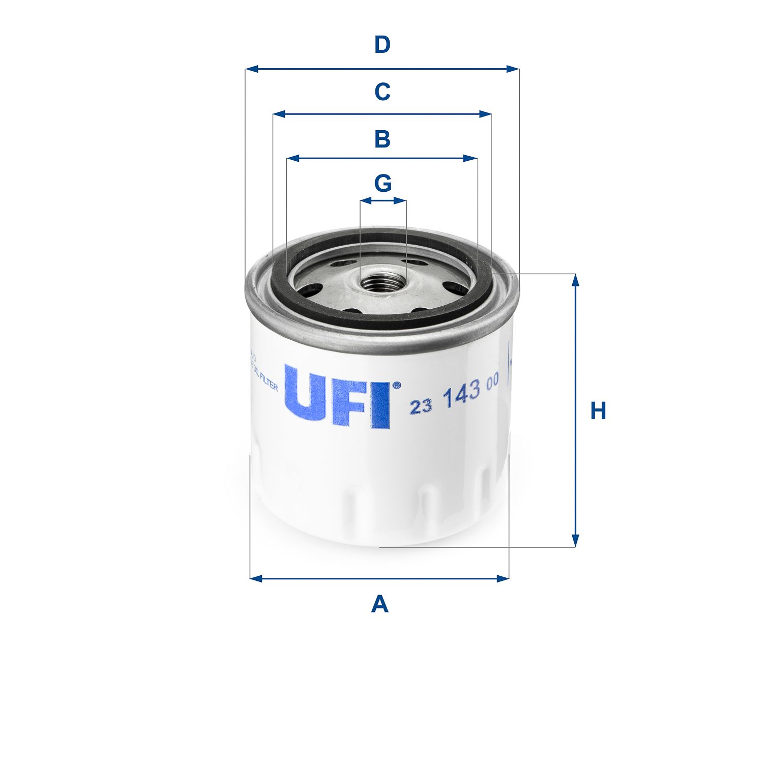 Filtru ulei UFI 23.143.00