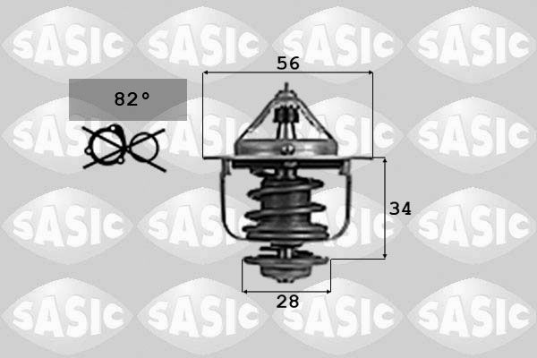 Termostat, środek chłodzący SASIC 9000702