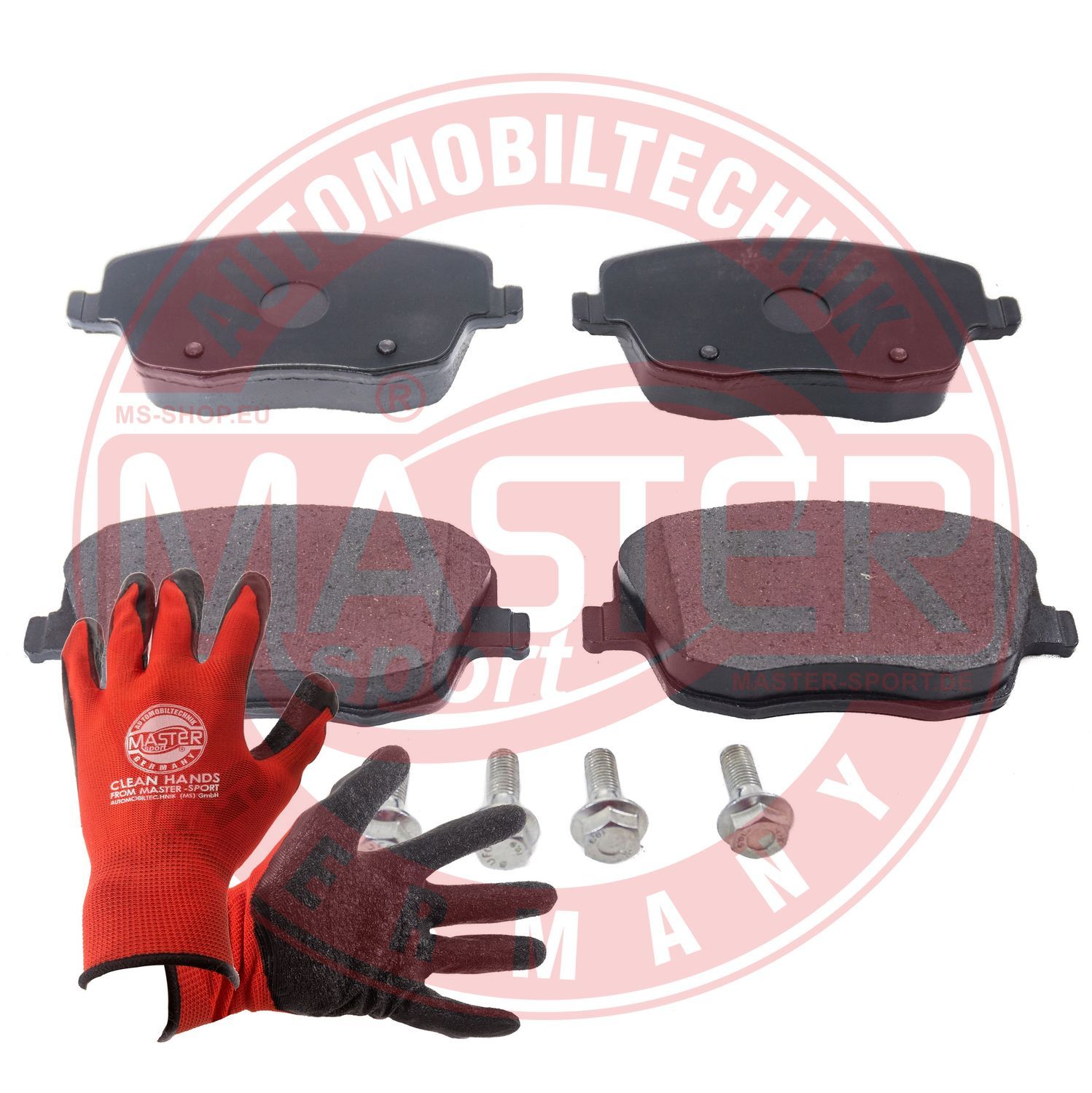 Zestaw klocków hamulcowych, hamulce tarczowe MASTER-SPORT GERMANY 13046028832N-SET-MSP