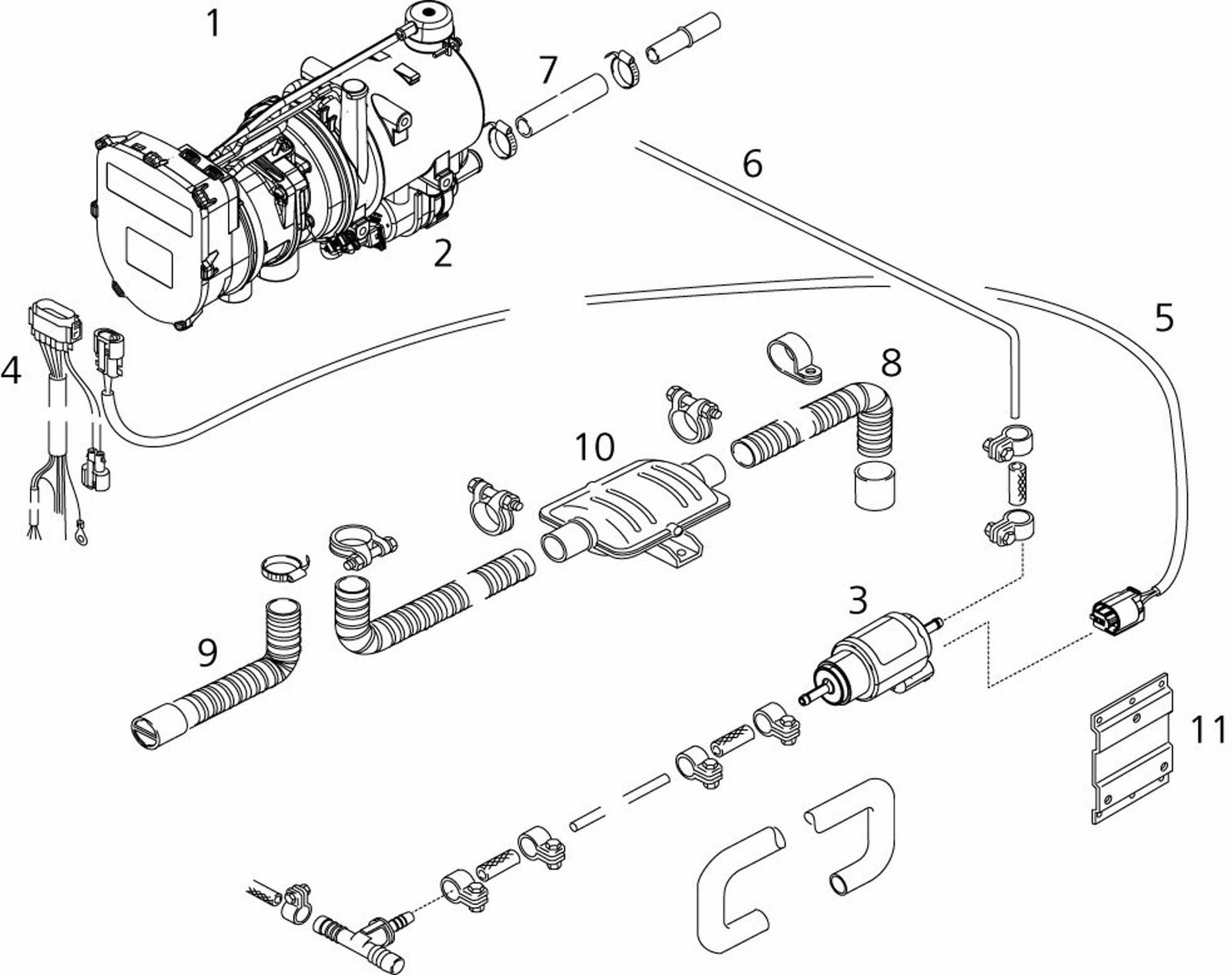 Nezávislé vytápění WEBASTO 9023076C