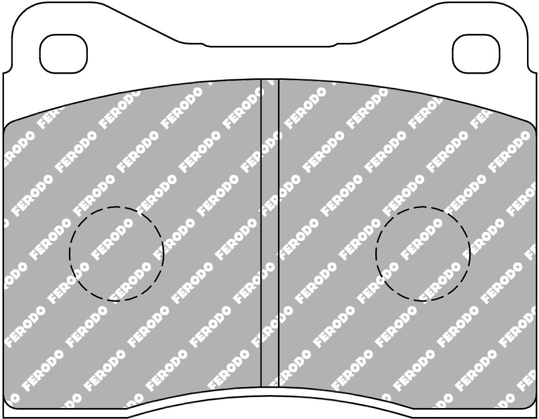 set placute frana,frana disc FERODO FCP399R
