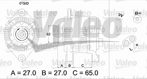 Alternator VALEO 436279