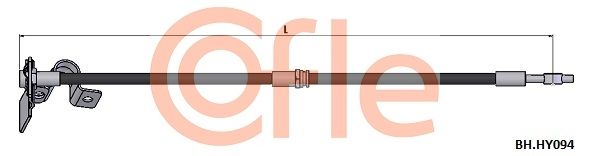 Przewód hamulcowy elastyczny COFLE 92.BH.HY094