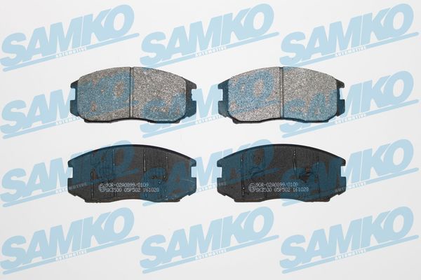 Zestaw klocków hamulcowych, hamulce tarczowe SAMKO 5SP502