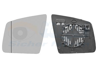 Szkło lusterka, lusterko zewnętrzne VAN WEZEL 3095837