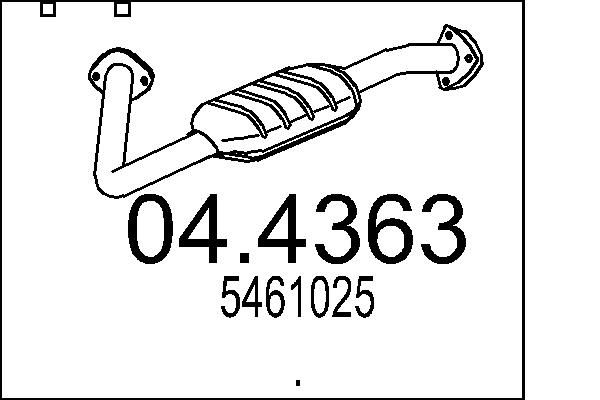 Katalizator MTS 04.4363