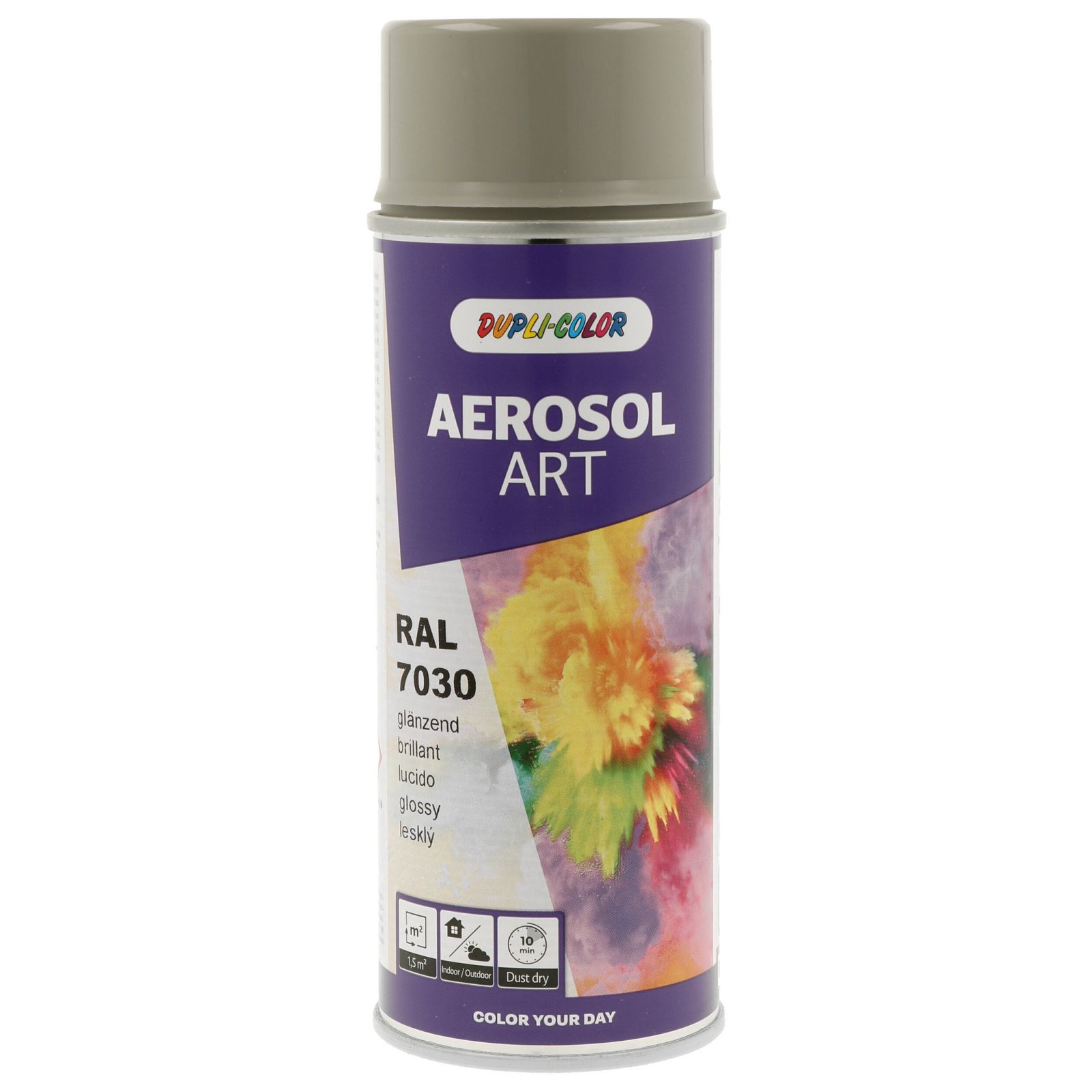 vopsea DUPLI COLOR AEROSOL ART RAL 7030 stone grey gloss 400 ml 733093