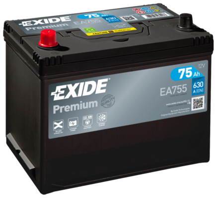 startovací baterie EXIDE EA755