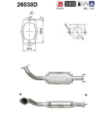 Katalizator AS 26038D