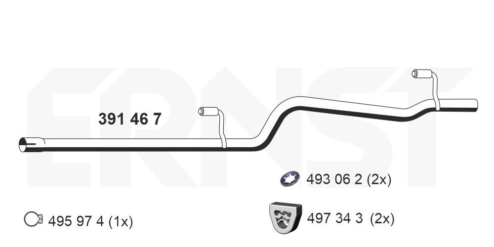 Racord evacuare ERNST 391467