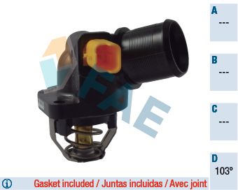 Termostat, środek chłodzący FAE 5352203
