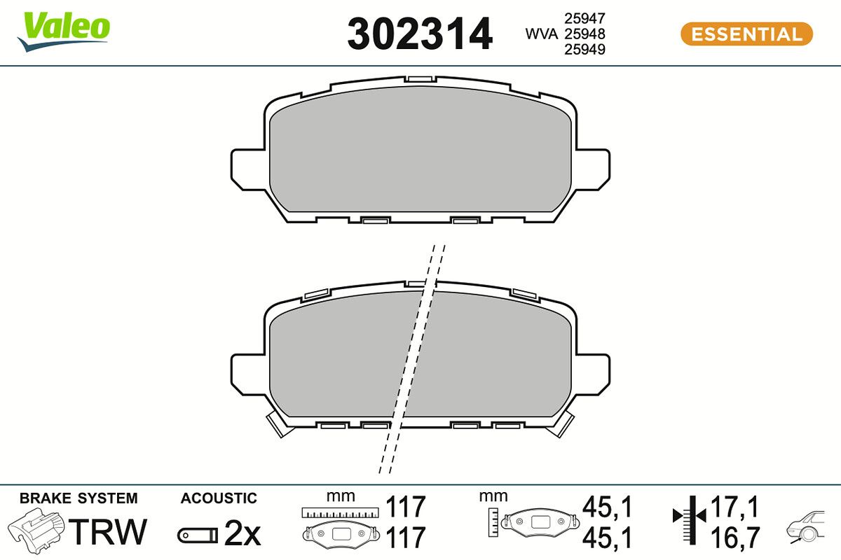 Piduriklotsi komplekt,ketaspidur