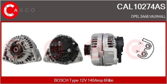 Levně generátor CASCO CAL10274AS