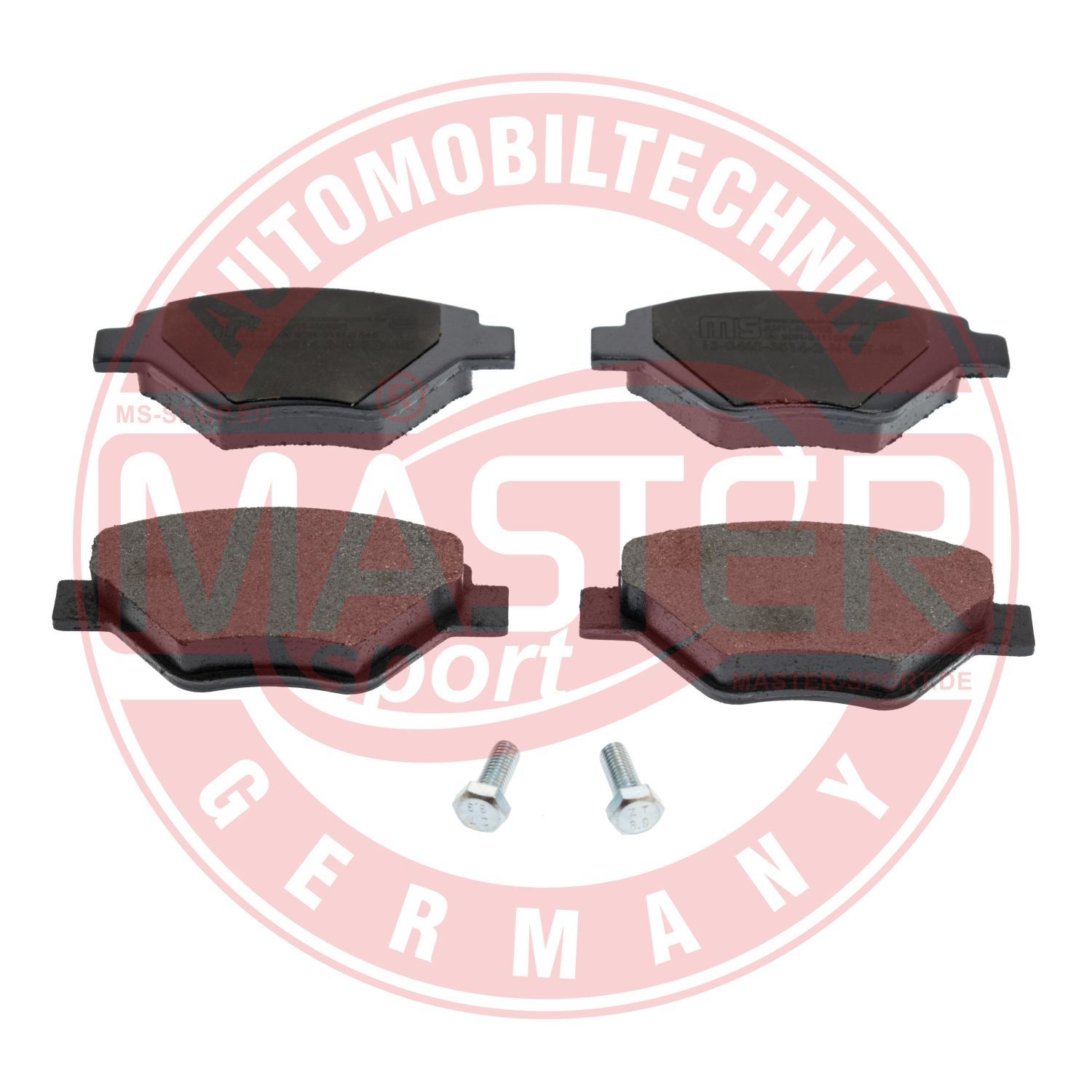 Zestaw klocków hamulcowych, hamulce tarczowe MASTER-SPORT GERMANY 13046038142N-SET-MS