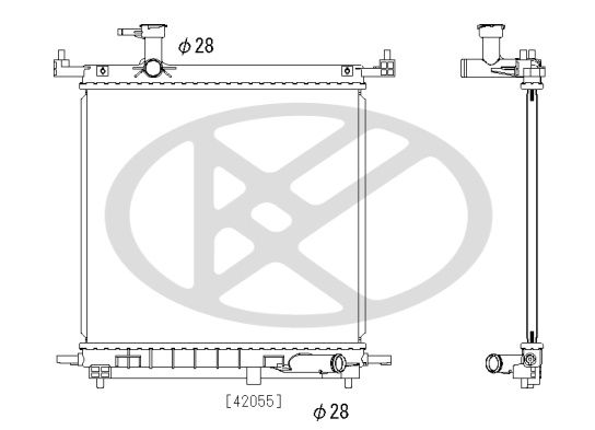 Radiator, racire motor KOYORAD PL023128