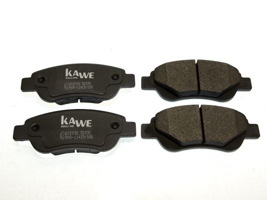 Zestaw klocków hamulcowych, hamulce tarczowe KAWE 810092