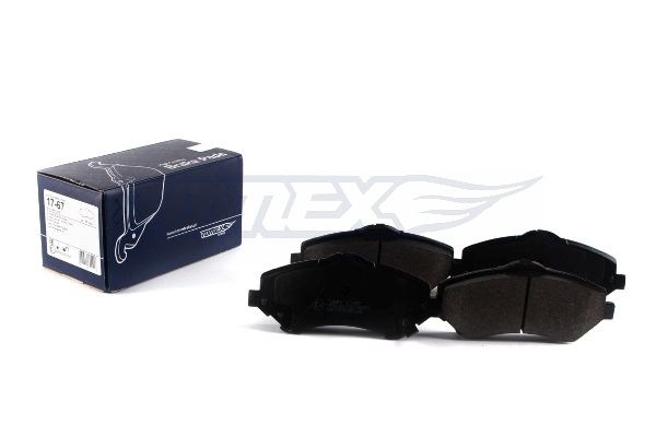 Levně Sada brzdových destiček, kotoučová brzda TOMEX Brakes 17-67