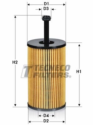 Filtr oleju TECNECO FILTERS OL0114E