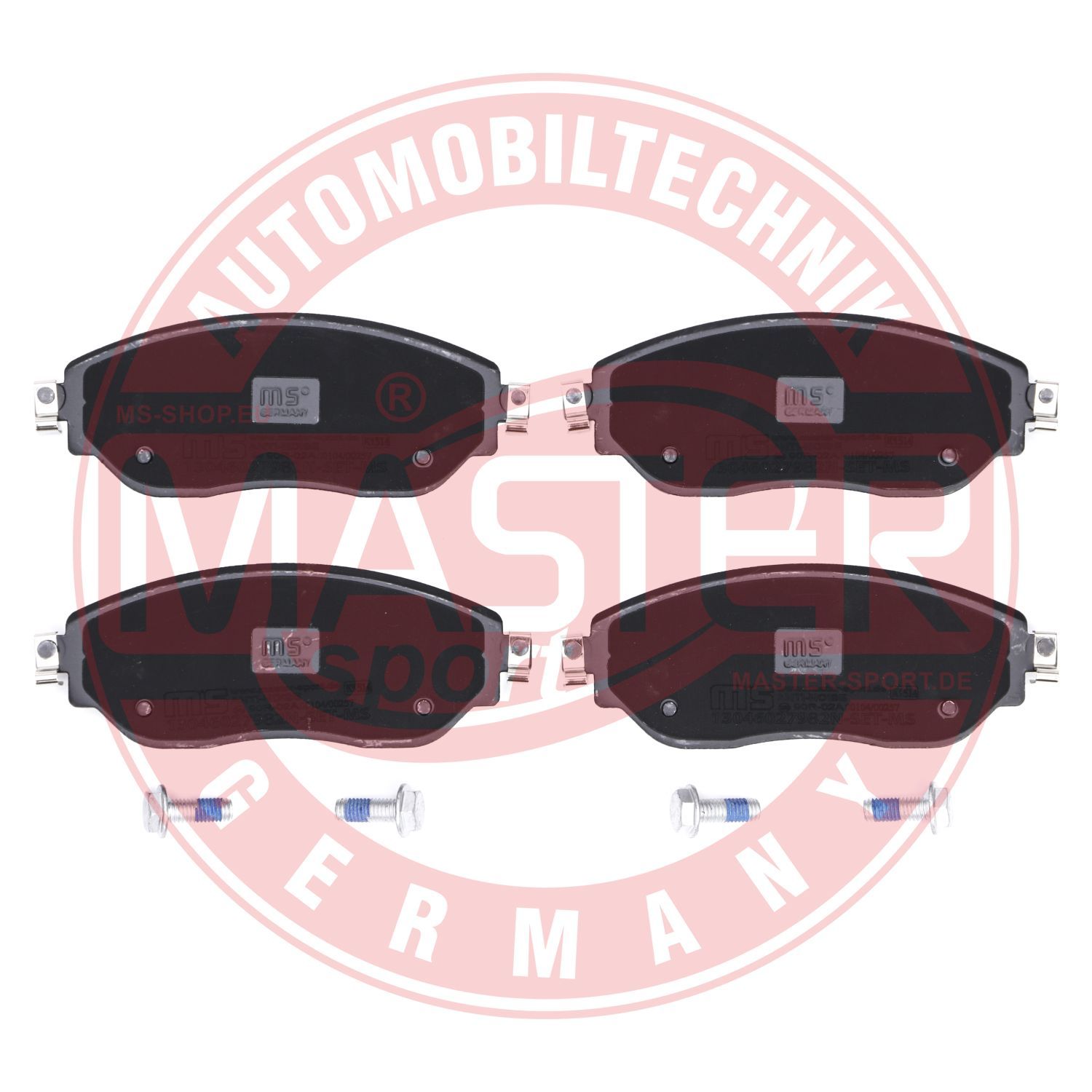 Zestaw klocków hamulcowych, hamulce tarczowe MASTER-SPORT GERMANY 13046027982N-SET-MS