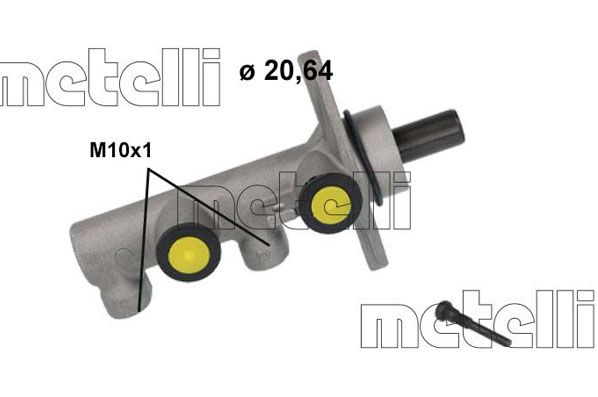 Pompa centrala, frana METELLI 05-1239