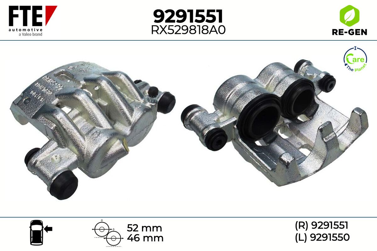 Etrier frana FTE 9291551
