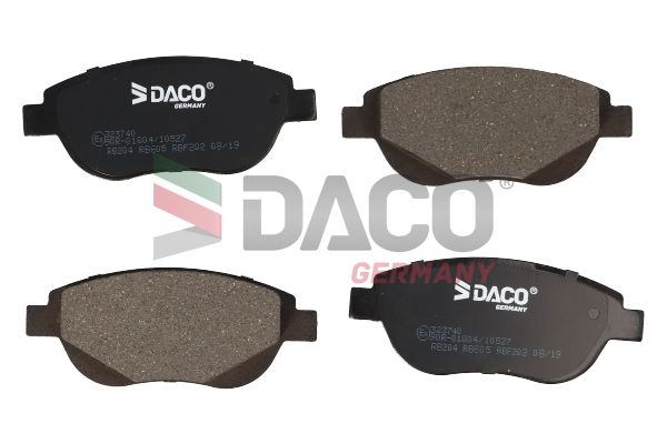 Zestaw klocków hamulcowych, hamulce tarczowe DACO GERMANY 323740