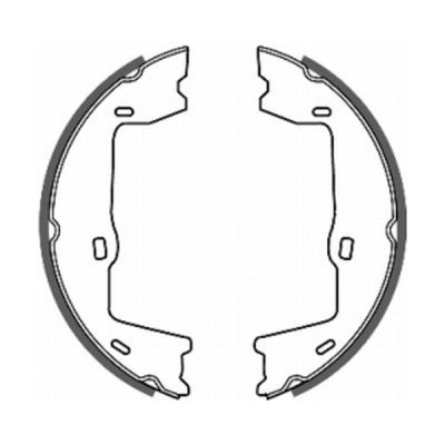 Zestaw szczęk hamulcowych, hamulec postojowy ABE CRX000ABE