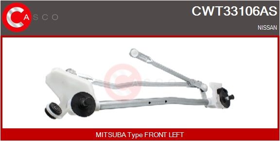 Tyčoví stěračů CASCO CWT33106AS