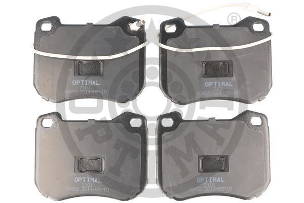 Zestaw klocków hamulcowych, hamulce tarczowe OPTIMAL BP-02101