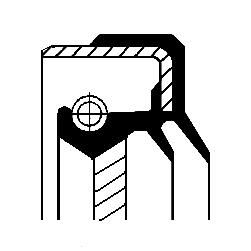 E-shop Tesniaci krúżok kľukového hriadeľa CORTECO 49358748